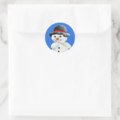 Snowman Stickers Envelope Seals (Tas)