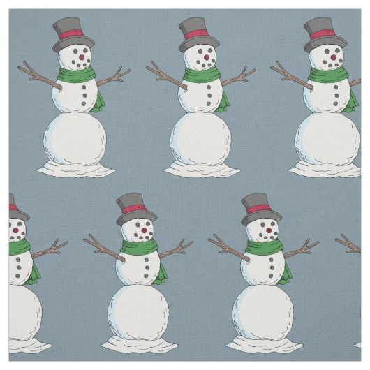 Snowman Stof (Swatch)