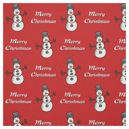 Snowman Stof (Swatch)