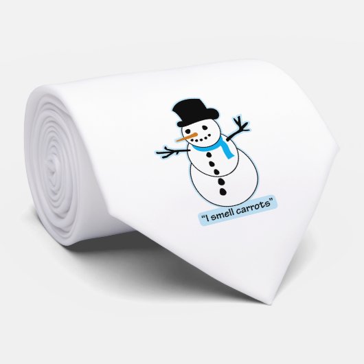 snowman stropdas (Opgerold)