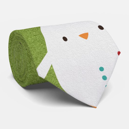 Snowman Stropdas (Opgerold)