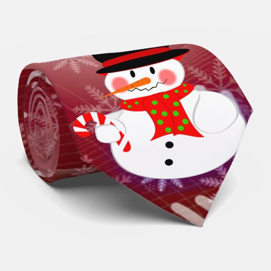 Snowman Stropdas (Opgerold)
