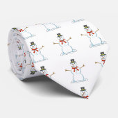 Snowman Stropdas (Opgerold)