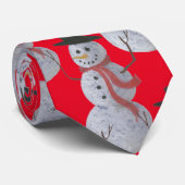 Snowman Stropdas (Opgerold)
