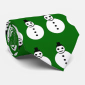 Snowman-Stropdas glimlachen Stropdas (Opgerold)