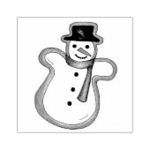 Snowman Sugar Cookie Hanukkah Kerstfeestdag Rubberstempel (Afrduk)