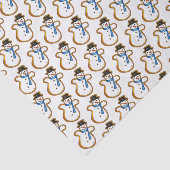 Snowman Sugar Cookie Hanukkah Kerstfeestdag Tissuepapier (Detail)