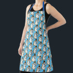 Snowman Sugar Cookie Kerstmis Hanukkah Feestdagen Schort<br><div class="desc">Alles-over-druk schort kenmerkt een originele tellersillustratie van een sneeuwvormig suikerkoekje. Dit ontwerp is ook beschikbaar op andere producten. Zie je niet wat je zoekt? Hulp nodig bij aanpassingen? Neem contact op met Rebecca om iets voor je te ontwerpen.</div>