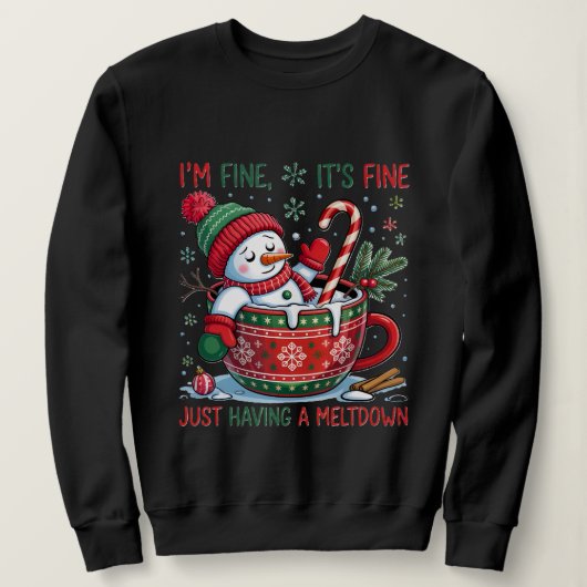 Snowman Sweatshirt  (Design voorkant)