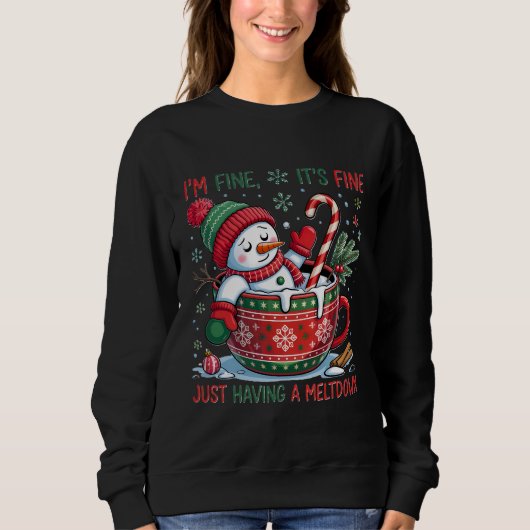 Snowman Sweatshirt  (Voorkant)