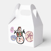 Snowman sweet bedankdoosjes (Achterkant)