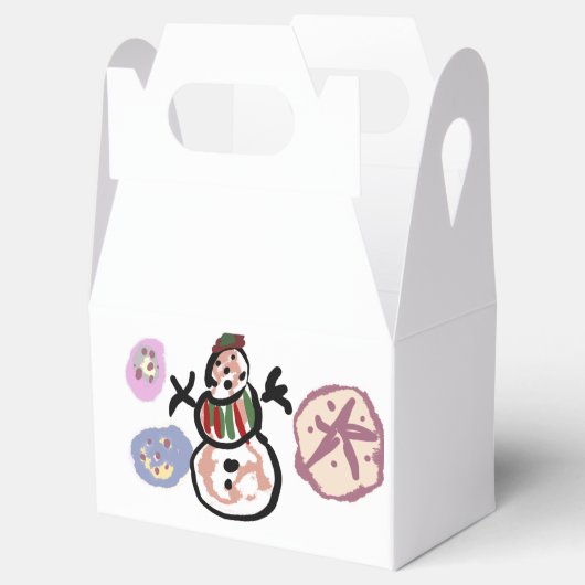 Snowman sweet bedankdoosjes (Geopend)