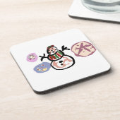 Snowman sweet bier onderzetter (Linkerzijde)