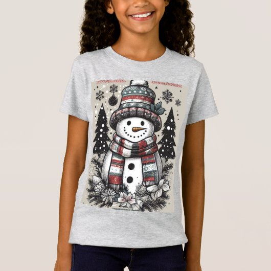 Snowman T-shirt (Voorkant)