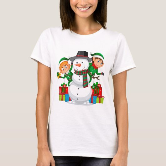 Snowman T-shirt (Voorkant)