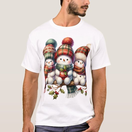 Snowman T-shirt (Voorkant)