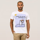 Snowman T-Shirt smelten (Voorkant volledig)