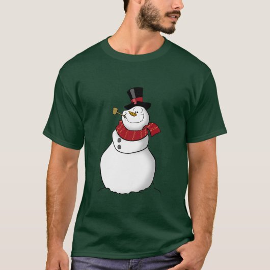 Snowman T-Shirt Style B (Voorkant)