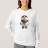 Snowman T-shirt voor vrouwen (Voorkant)