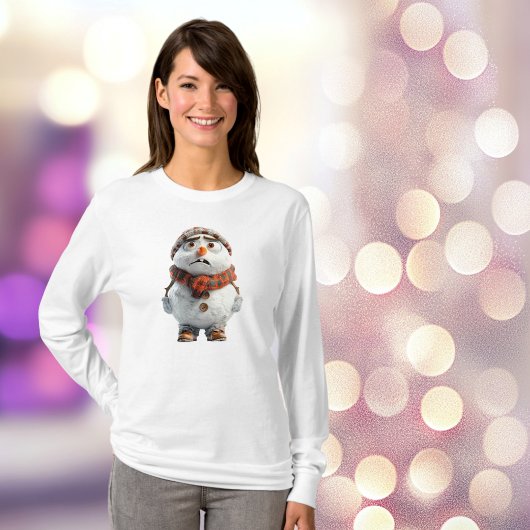 Snowman T-shirt voor vrouwen