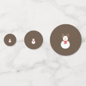 Snowman Table Confetti (Voorkanten)