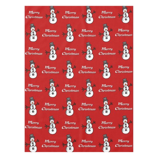 Snowman Tafelkleed (Voorkant)