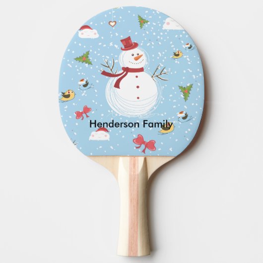 Snowman Tafeltennisbatje (Voorkant)