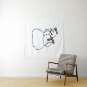 Snowman tapestry wandkleed (In Situ (horizontaal))