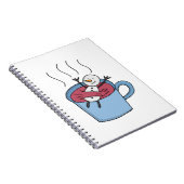 Snowman Tea Coffee Notitieboek (Rechterzijde)