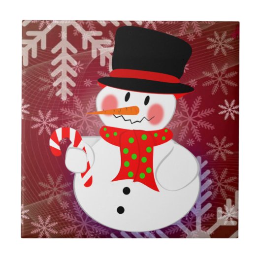 Snowman Tegeltje (Voorkant)