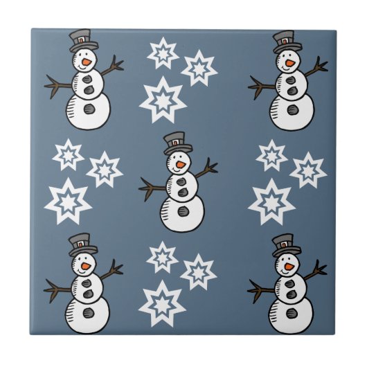 Snowman Tegeltje (Voorkant)