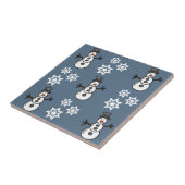 Snowman Tegeltje (Zijkant)