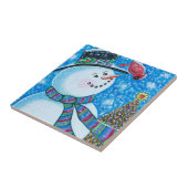 Snowman Tegeltje (Zijkant)