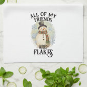 Snowman Theedoek (Gevouwen)