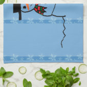 Snowman Theedoek (Gevouwen)