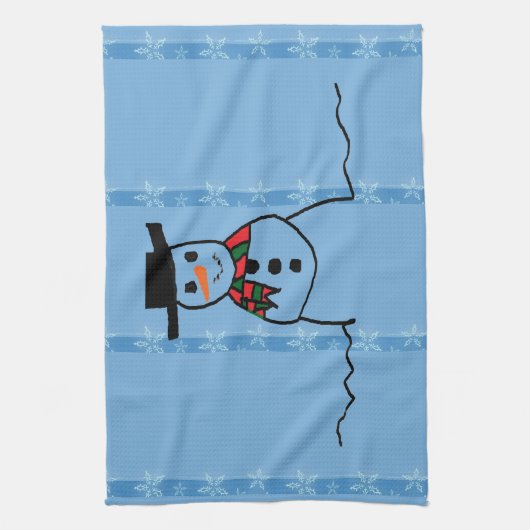 Snowman Theedoek (Verticaal)