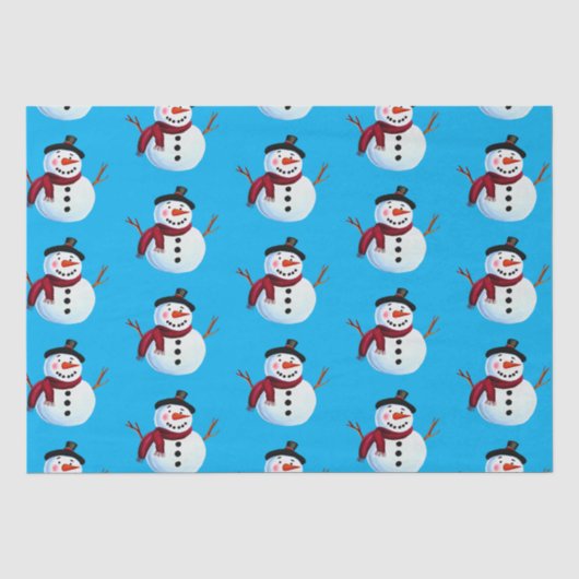 Snowman Tissuepapier (Voorkant)