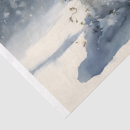 Snowman Tissuepapier (Detail)