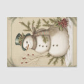 Snowman Tissuepapier (Voorkant)