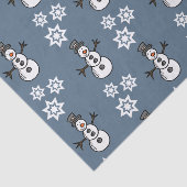 Snowman Tissuepapier (Detail)