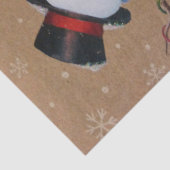 Snowman Tissuepapier (Detail)