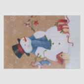 Snowman Tissuepapier (Voorkant)
