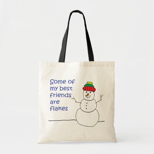 Snowman Tote Bag (Voorkant)