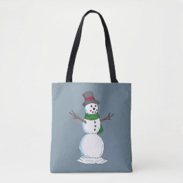 Snowman Tote Bag