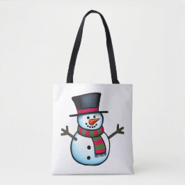 Snowman Tote Bag