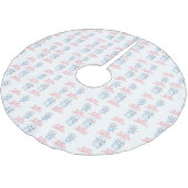 Snowman Tree Skirt Kerstboom Rok (Gekanteld)