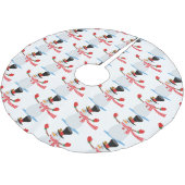 Snowman Tree Skirt Kerstboom Rok (Gekanteld)
