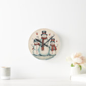 Snowman Trio Ronde Klok (Huis)