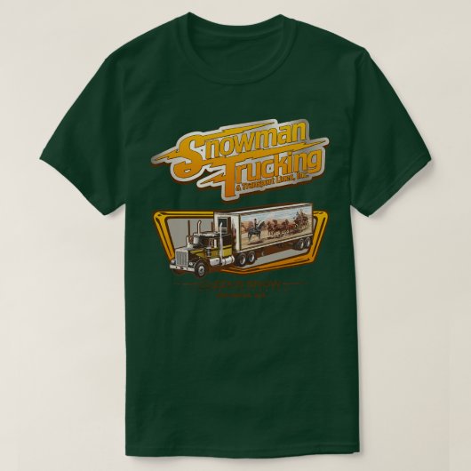 SNOWMAN TRUCKING INC T-SHIRT (Design voorkant)