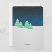 Snowman Twins Uitnodiging (Achterkant)